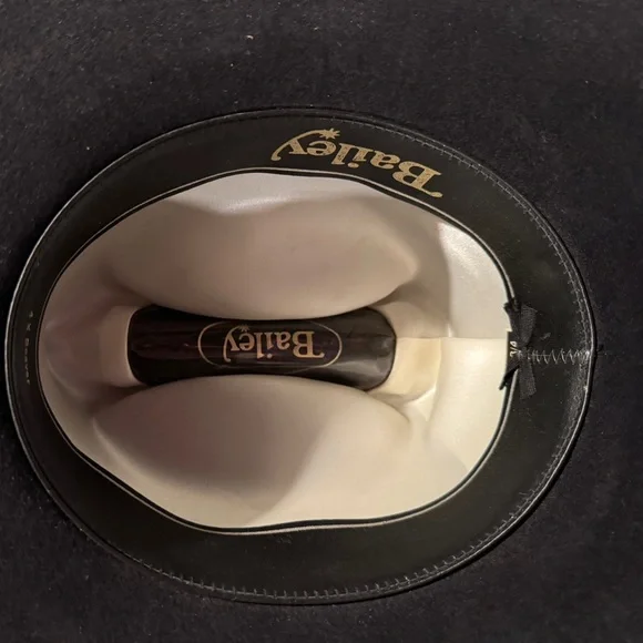 Elegant Black Wide Brim Hat - Picture 5 of 7